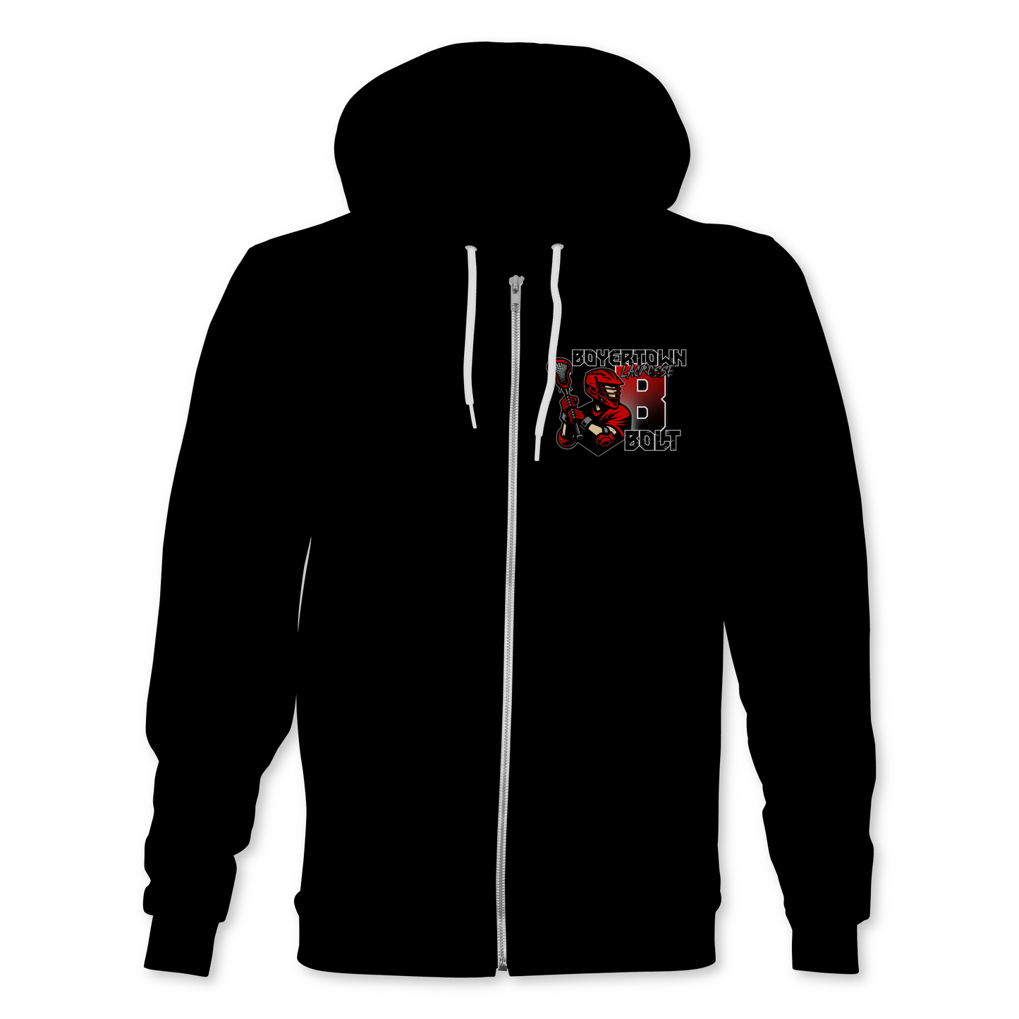 Boyertown Lacrosse BOLT Player Zip Hoodie