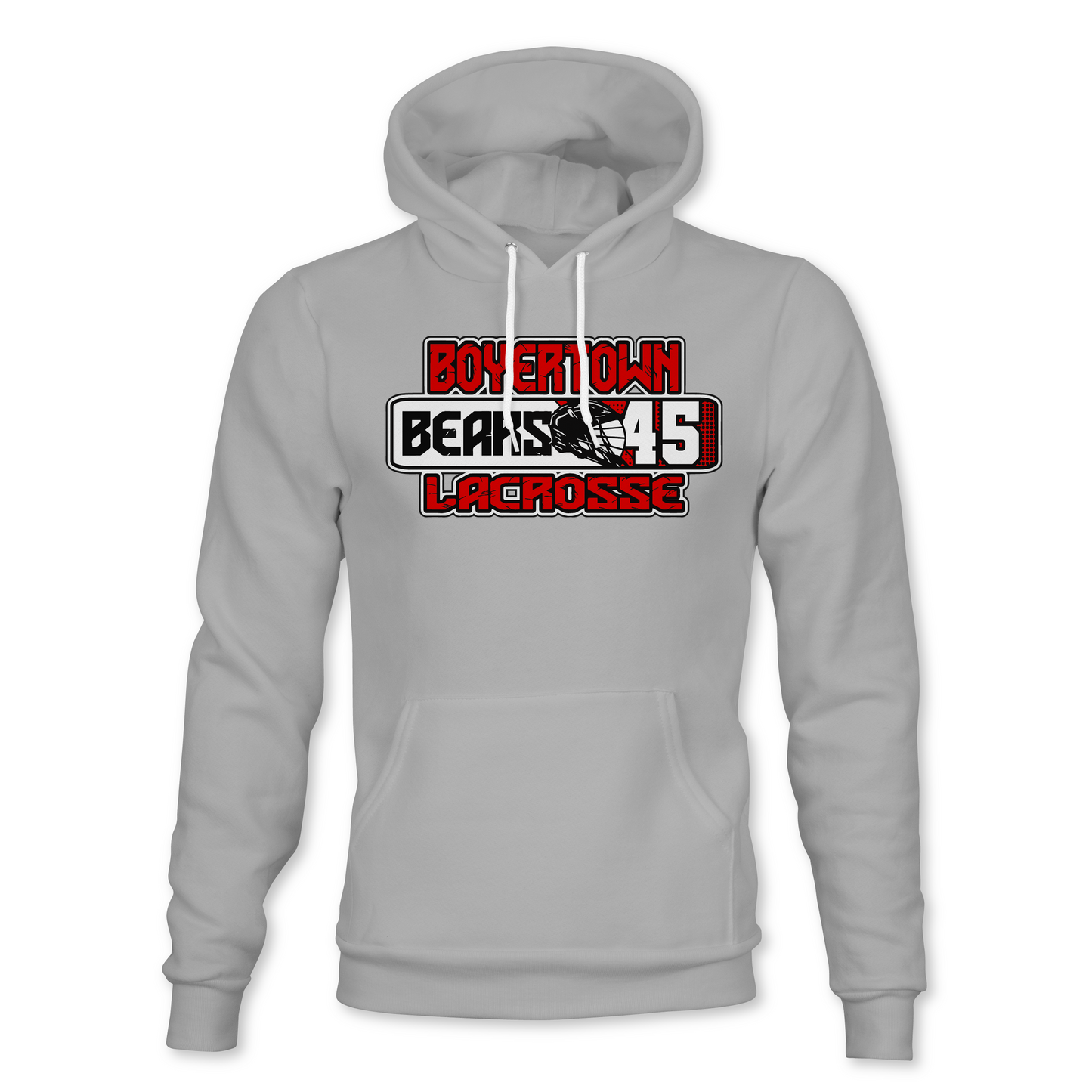 Boyertown Lacrosse Player Number Hoodie