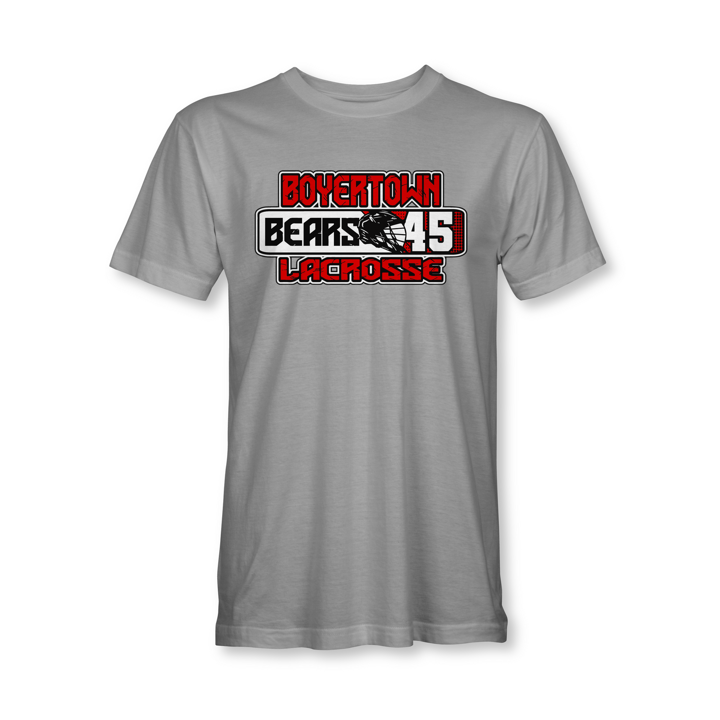 Boyertown Bears Lacrosse Player Number T-Shirt