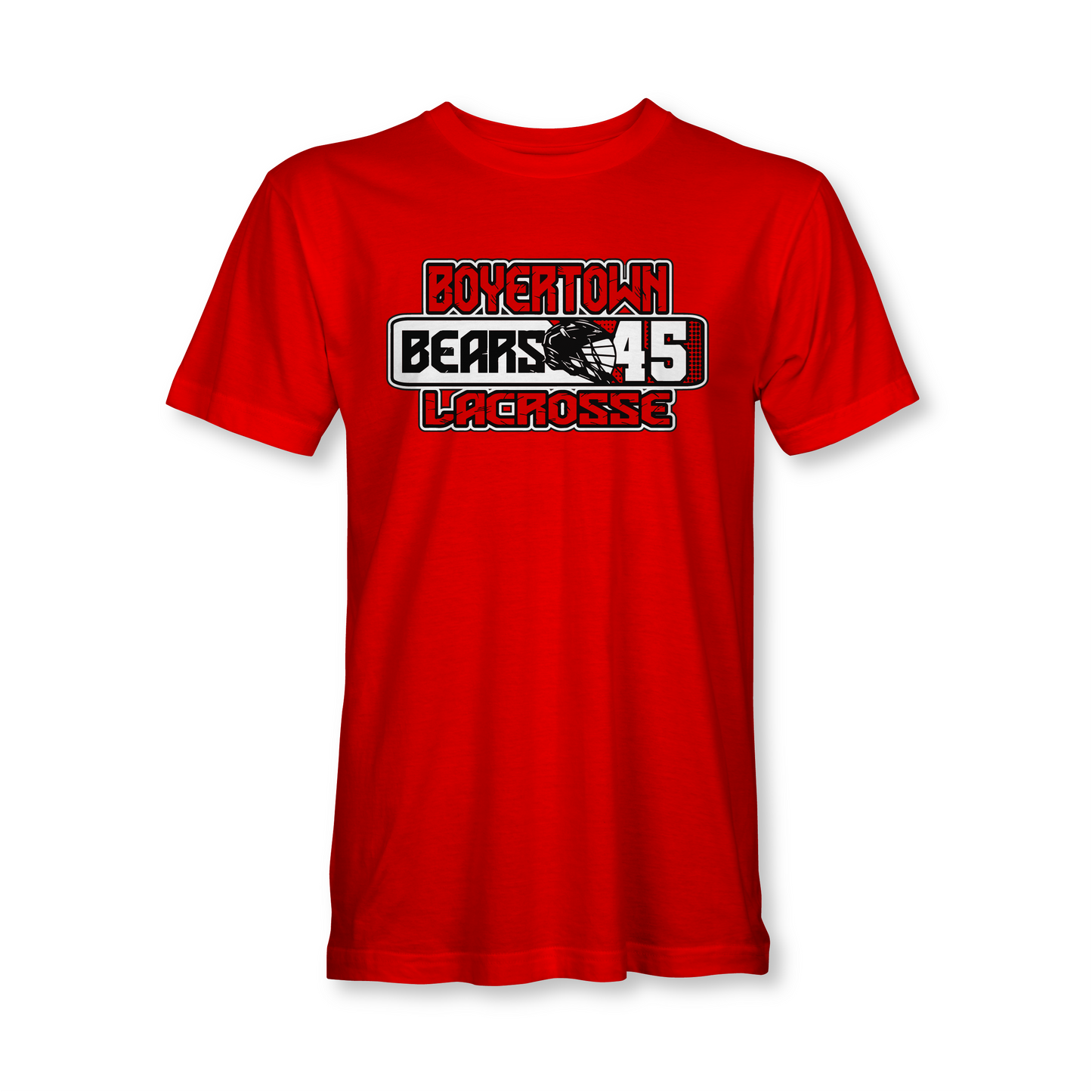 Boyertown Bears Lacrosse Player Number T-Shirt