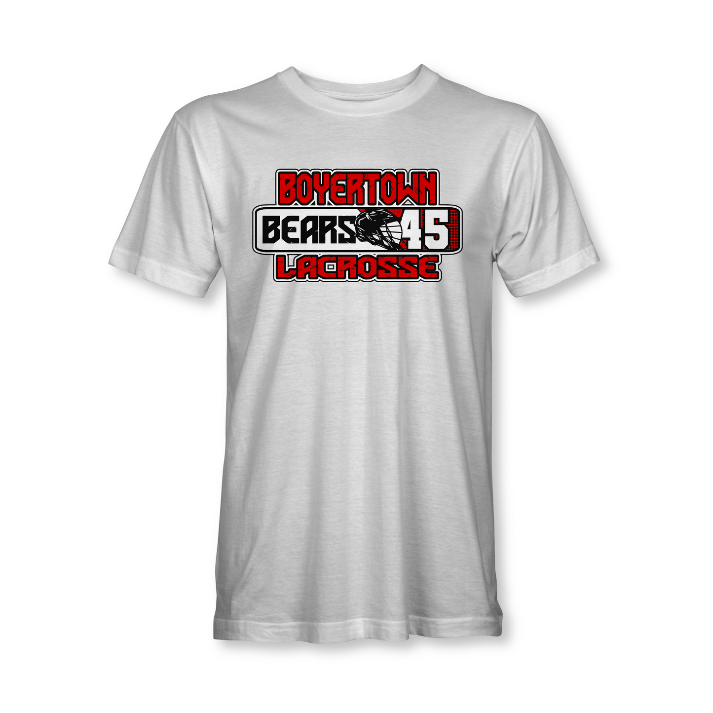Boyertown Bears Lacrosse Player Number T-Shirt
