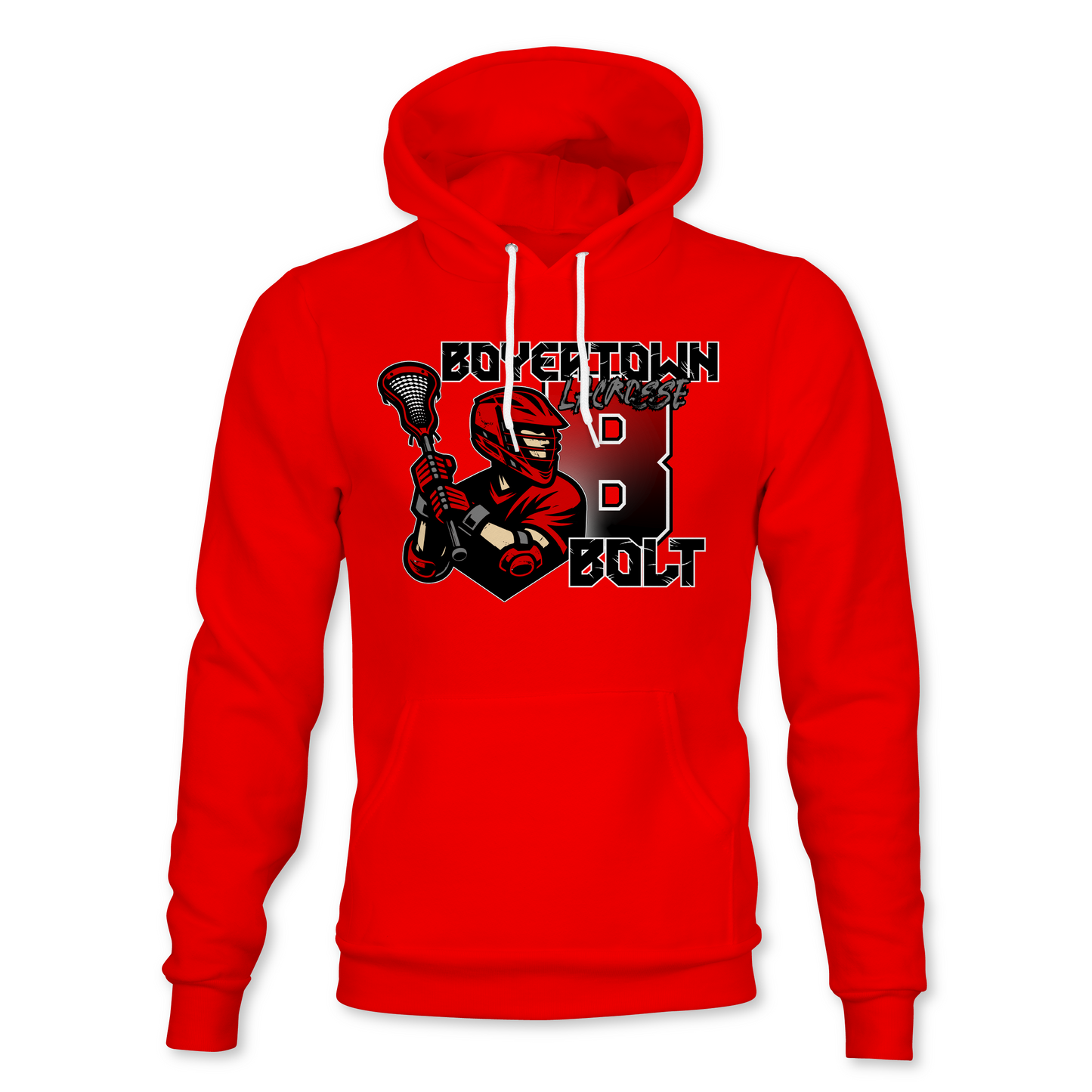 Boyertown Lacrosse Bolt Player Hoodie