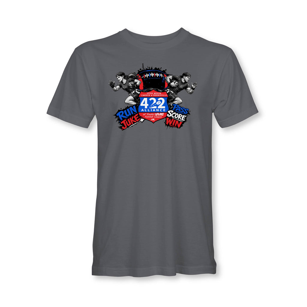 RUN, JUKE, PASS, SCORE, WIN DESIGN
