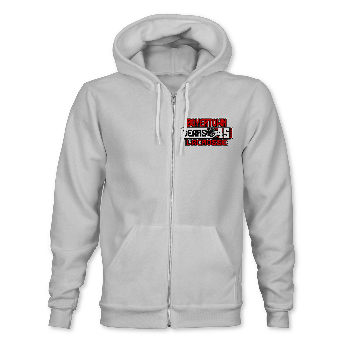 Boyertown Bears Lacrosse Player Number Zip-Hoodie