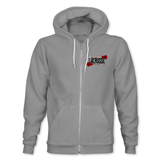 LACROSSE STICK AND MOVE ZIP HOODIE
