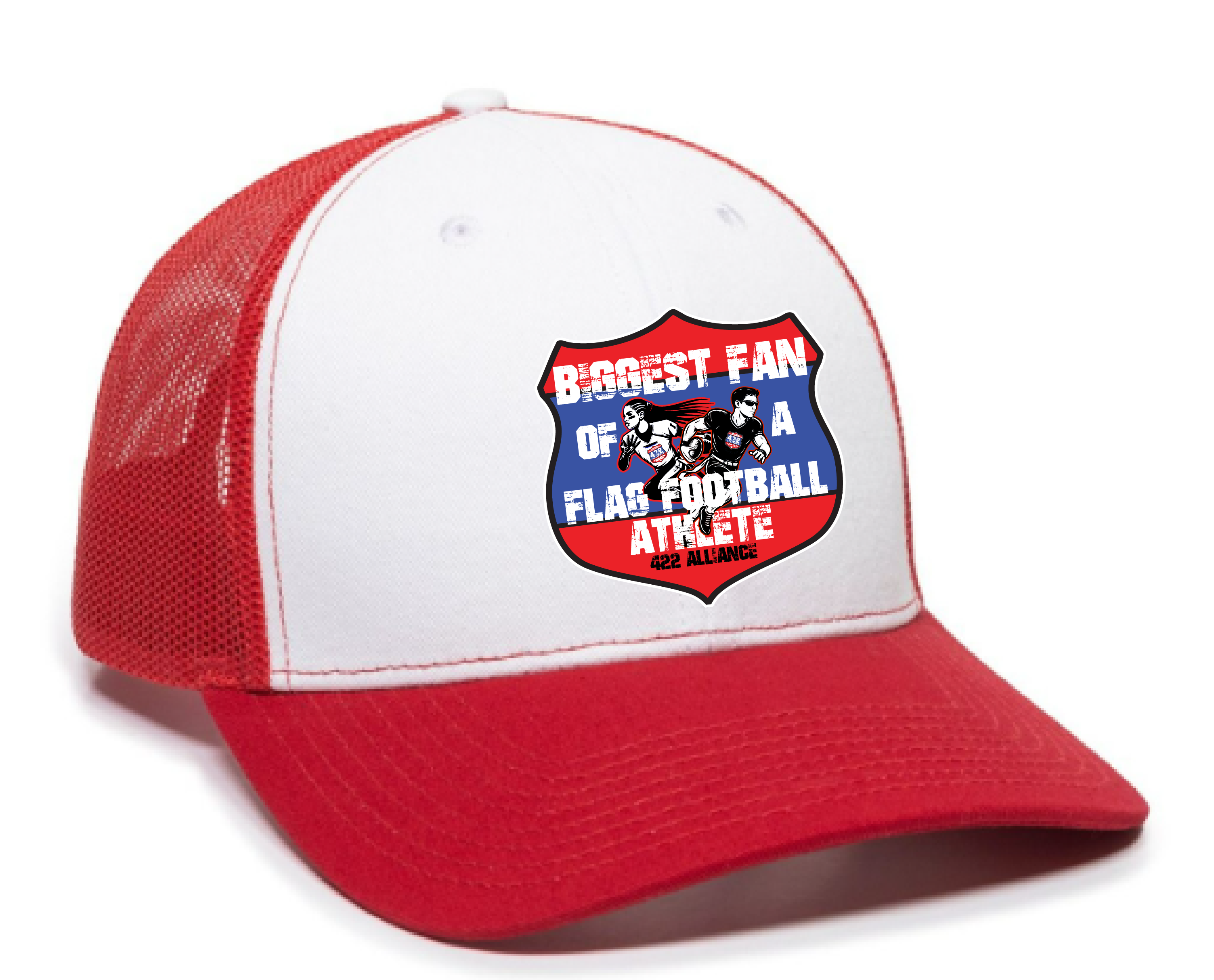 BIGGEST FAN OF FLAG FOOTBALL TRUCKER HAT